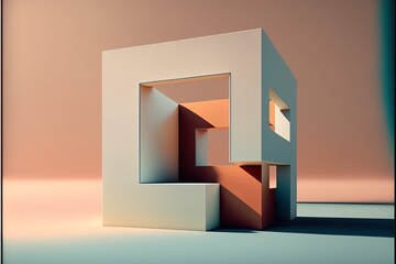 Obraz premium Abstract Generative AI Architectures 