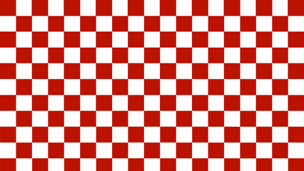 white and red chessboard background