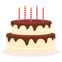 birthday cake illustration