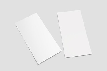 DL Flyer Blank Mockup