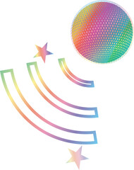 Obraz premium Season celebration internet wifi communicate networking website sharing abstract backgrounds illustration