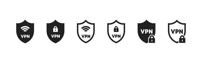 vpn icon set. Virtual Private Network icon. Vector EPS 10