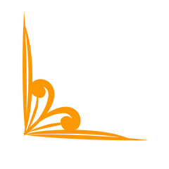 golden corner border