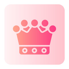 crown gradient icon