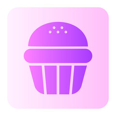 cupcake gradient icon
