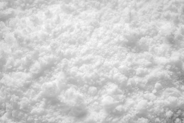 White snow texture background high angle view