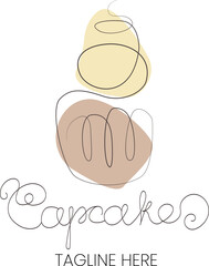 line of cupcake