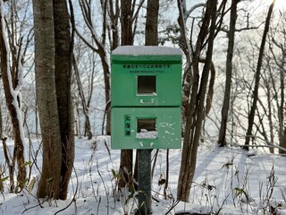 滑り止め用の砂ボックス