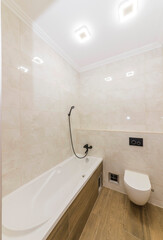 Bathroom, bathtub, bathroom interior