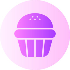 cupcake gradient icon