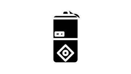 shutter release remote control line icon animation