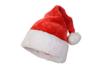 Santa Claus Red Hat isolated on a white background