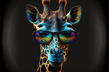 Zelfklevend Fotobehang Style Giraffe 2 © rodrigo