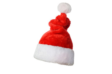 Santa Claus Red Hat isolated on a white background