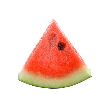 water melon sliced  on transparent png