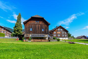 Gemeinde Schwarzenberg im Bezirk Bregenz, Vorarlberg, Österreich