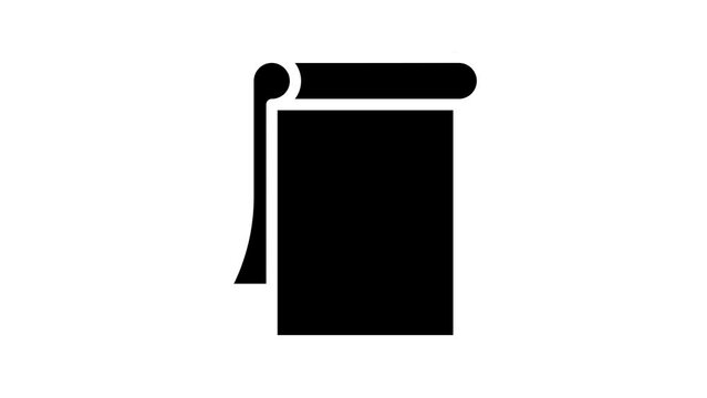 statement business ethics line icon animation