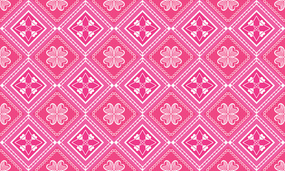 Love heart pattern designed for fabric or paper printing. Gift wrapping design.