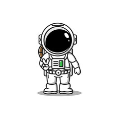 astronaut in space