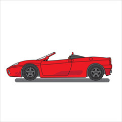 red sports car