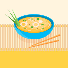Asian food traditional Chinese soup
