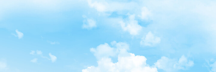 Fototapeta na wymiar Blue sky clouds background. Beautiful landscape with clouds on sky