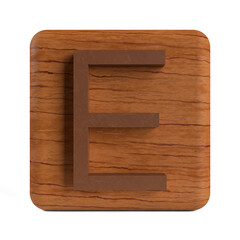 3d render the alphabet set of high quality letters e