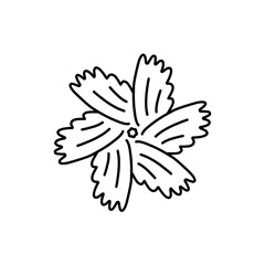 Vector Floral Outline