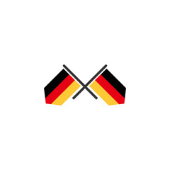 Germany flag icon set vector sign symbol