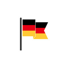 Germany flag icon set vector sign symbol