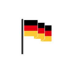 Germany flag icon set vector sign symbol