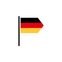 Germany flag icon set vector sign symbol