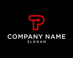 business logo design MINIMALIST LOGO INITIAL P
