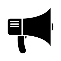 bulhorn icon flat trendy popular simple
