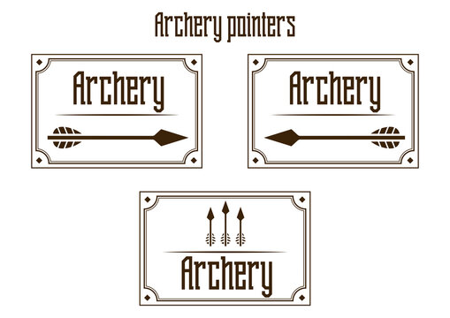 Pointers archery PNG illustration with transparent background