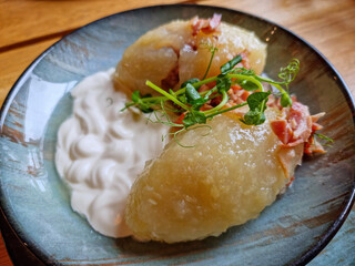 Dish of Lithuanian cuisine, Ceppelins - Zeppelins © DBA