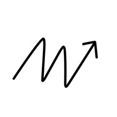 hand drawn arrow set