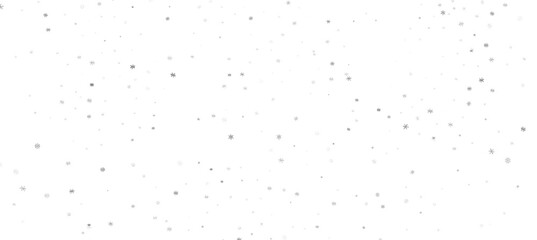 Fototapeta na wymiar Christmas Card - Snowflakes Of Paper In Frame png