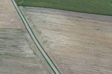 Vogelperspektive Weg