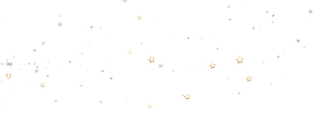 Christmas background design of snowflake and snow falling in the winter 3d illustration