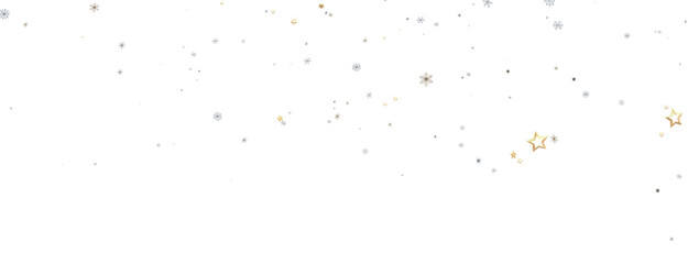Winter christmas sky with falling snow.The winter background, falling snowflakes