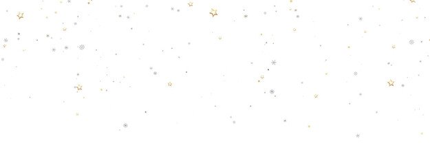 Snowflakes and bokeh lights on the blue Merry Christmas background. 3D render