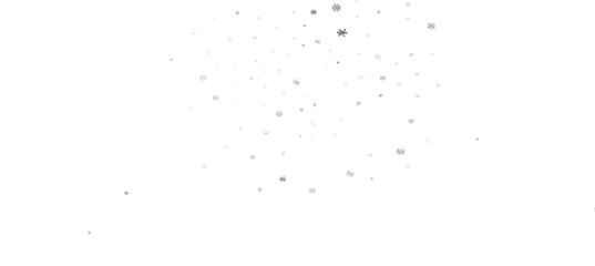 Abstract Gold Star Falling Soft Focus Background, 3D rendering.