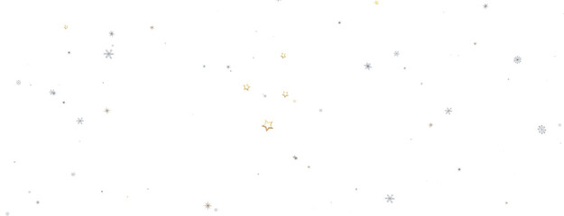 Winter christmas sky with falling snow.The winter background, falling snowflakes