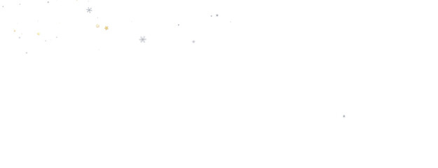 Snowflakes and bokeh lights on the blue Merry Christmas background. 3D render