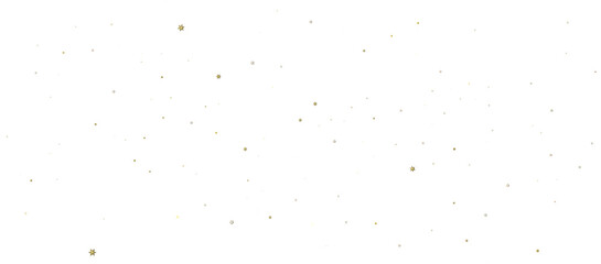 new year pattern. Christmas theme, golden openwork shiny snowflakes, star, 3D rendering.