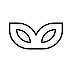 festive masks icon flat trendy popular simple