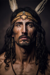 A Native American portrait of Jesus