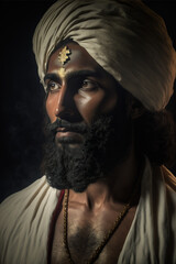 A Indian American portrait of Jesus