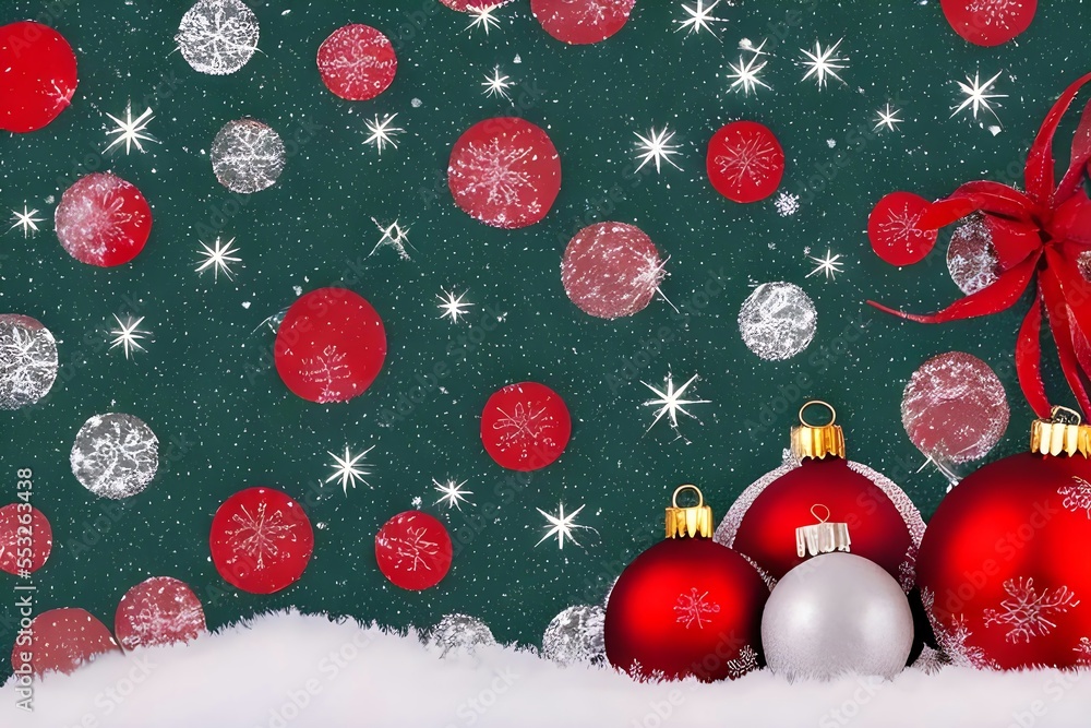 Sticker Christmas background wallpaper